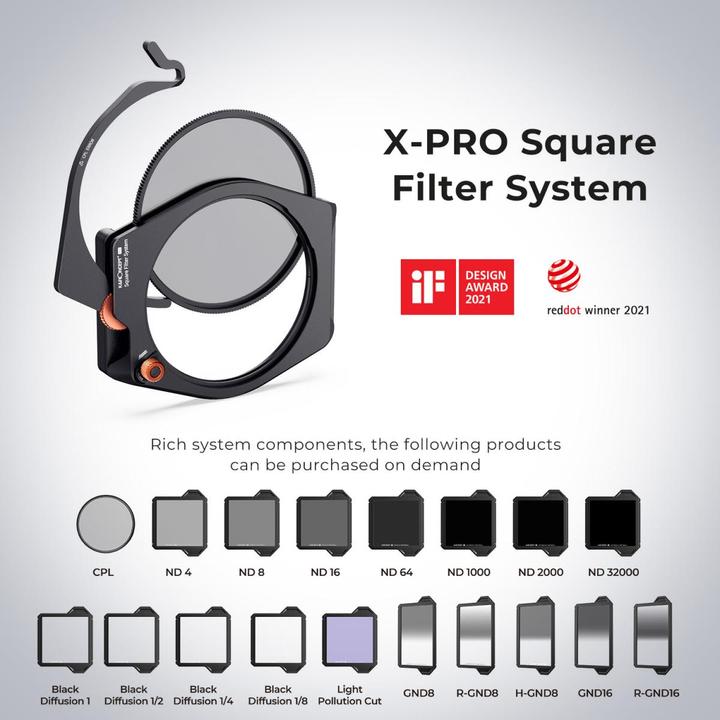 Produktbild K&F Concept 100x100 Natural Light Filter w/ Frame (X-PRO) (KF-1903) (20000 mm)