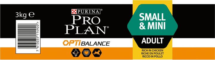 Actual product image Pro Plan Small & Mini Adult (Adult, Senior, 1 pcs., 3000 g)