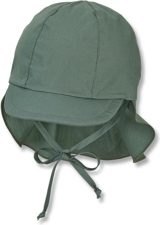 Actual product image Sterntaler Summer Cap with Neck Guard Dark Green Gr. 49 (49)