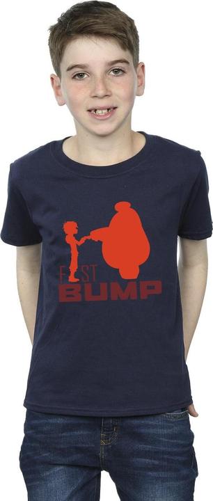 Actual product image Disney Boys Big Hero 6 Baymax Fist Bump Cutout T-Shirt (116)