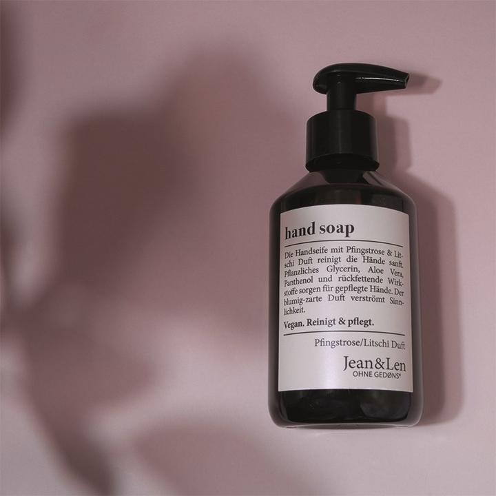 Produktbild Jean & Len Handseife Pfingstrose und Litschi (Flüssigseife, 250 ml)