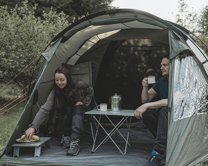 Produktbild Easy Camp Kuppelzelt Kinn 4 (olivgr?n, mit Tunnel-Anbau, Modell 2025) (Kuppelzelt, 8.60 kg, 4 Personen)