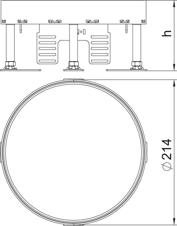 Immagine prodotto OBO Bettermann OBO RKR2 4SL2 V2 20 Tenda a cassetta per carichi pesanti 20 kN 200x200mm