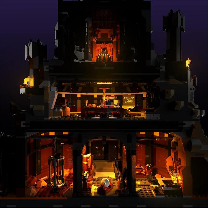 Immagine prodotto Light my bricks LMB 2.0 Kit di illuminazione a LED per LEGO 10333 Il Signore degli Anelli: Barad-dûr