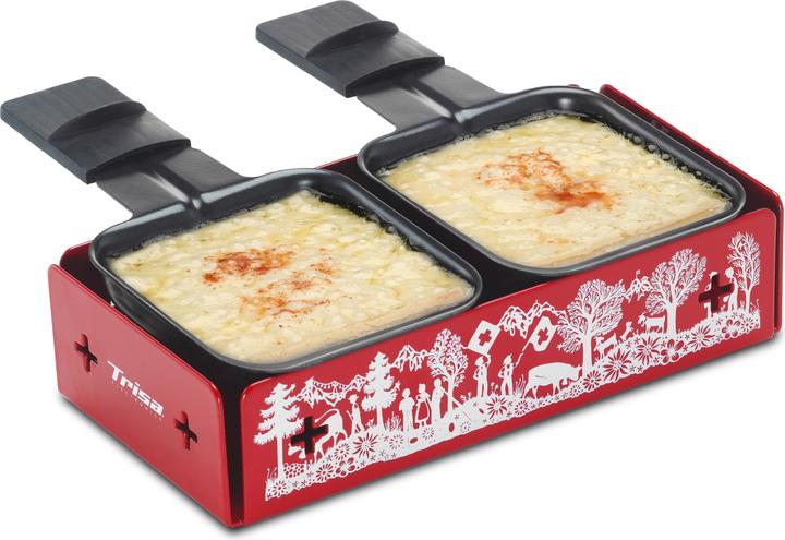 Trisa Teelicht-Raclette Explore the Alps Rot