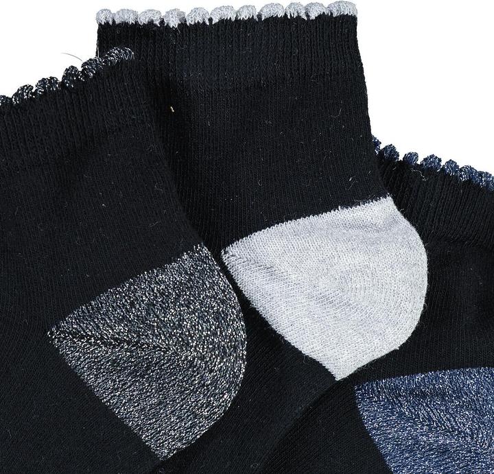 Produktbild La Redoute Collections 3er-Pack Kurzsocken mit Glitzerdetails (3er Pack, 35, 37)