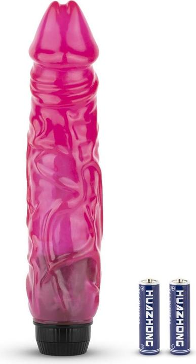 Productafbeelding Easytoys Jelly Supreme Realistischer Vibrator Pink/Glitzer