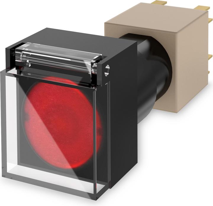 Actual product image APC E3SOPT004 - Black - Red - Buttons - Easy UPS 3S - 21 mm - 63 mm - 24 mm