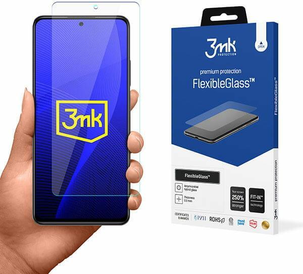 Actual product image 3MK hybrid glass Flexible 2.5D for Xiaomi Redmi Note 11 Pro 5G / Pro+ 5G (1 Piece, Xiaomi Redmi Note 11 Pro 5G)