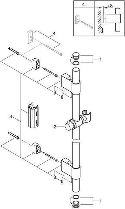 Produktbild Grohe Duschgleitstange Rainshower