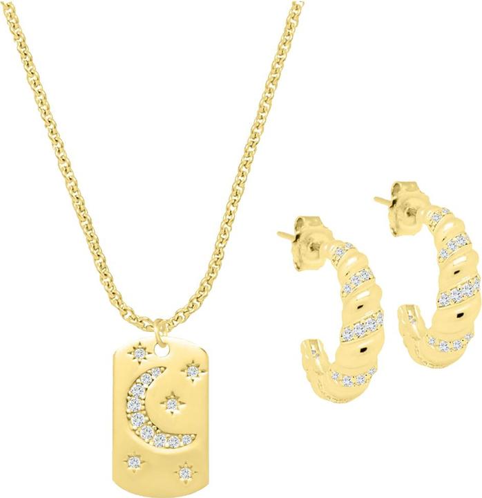Image du produit Candy Set de bijoux Sky, argent sterling 925, plaqué or (Argent sterling 925, Plaqué or 18k)