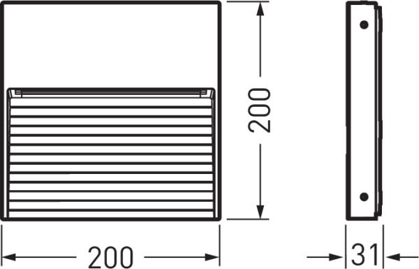 Immagine prodotto Trilux Faretto da incasso a parete TRIL LED (360 lm)