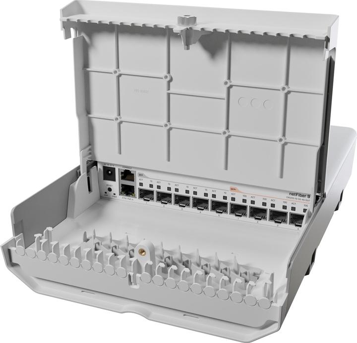 Actual product image MikroTik SFP Switch netFiber 9 10 Port (10 Ports)