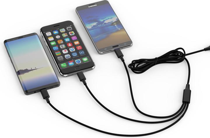 Image du produit Smrter USB C – USB C/Lightning/Micro USB (1.20 m, USB 2.0)