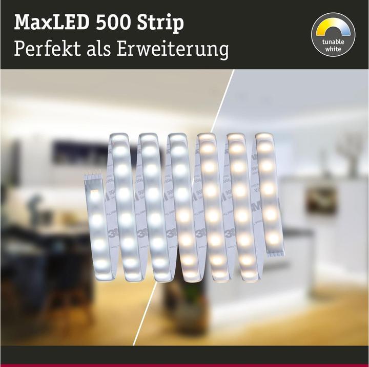 Image du produit Paulmann MaxLED 500 Stripe (Blanc chaud, Blanc neutre, Lumière du jour, 250 cm, Intérieur)