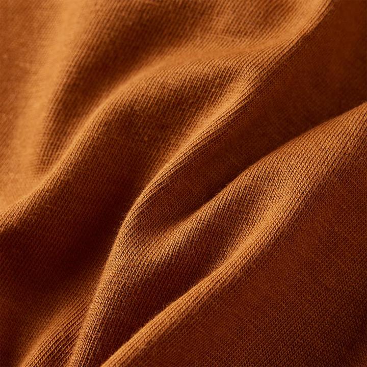 Immagine prodotto VidaXL Camicia da bambino a maniche lunghe Cognac 116,Materiale: 100 (116)