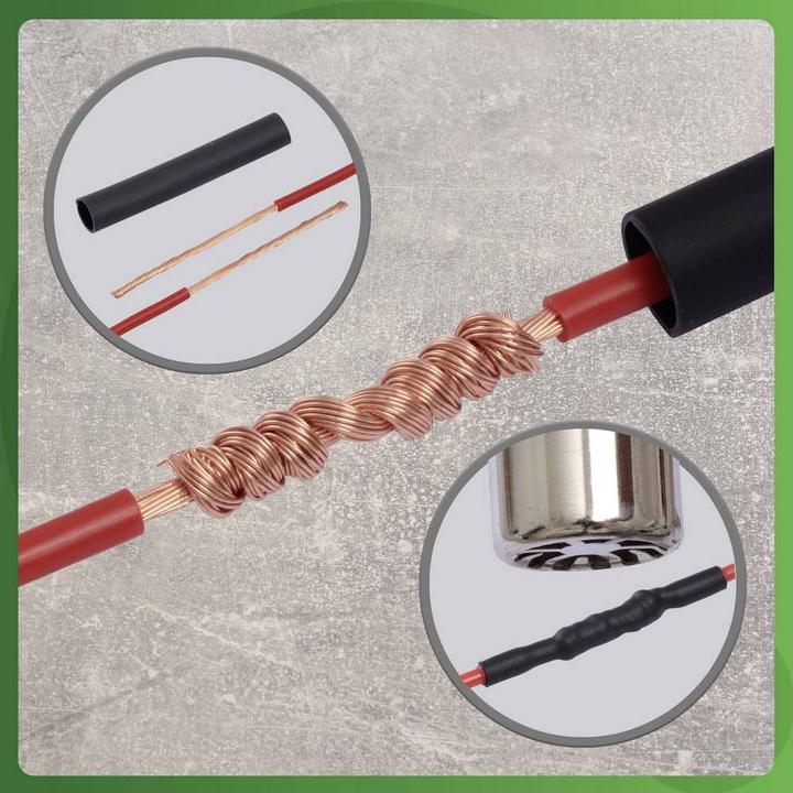 Actual product image Quadrios Premium heat shrink tubing assortment, 100 pieces - shrink ratio 3:1, with inner adhesive (100 x)