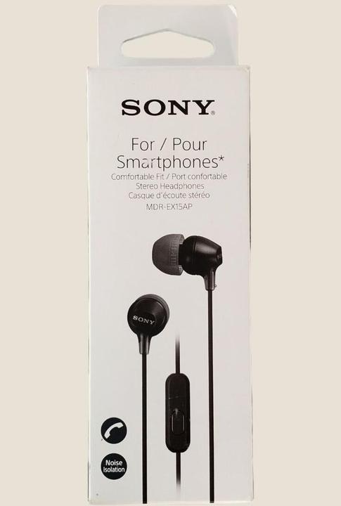 Immagine prodotto Sony Mdr-Ex15ap (Nessuna soppressione del rumore, Cablato)