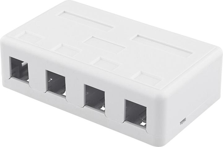 Actual product image Deltaco VR-224, Flat, White, 106 mm, 30 mm, 63 mm, 260 g