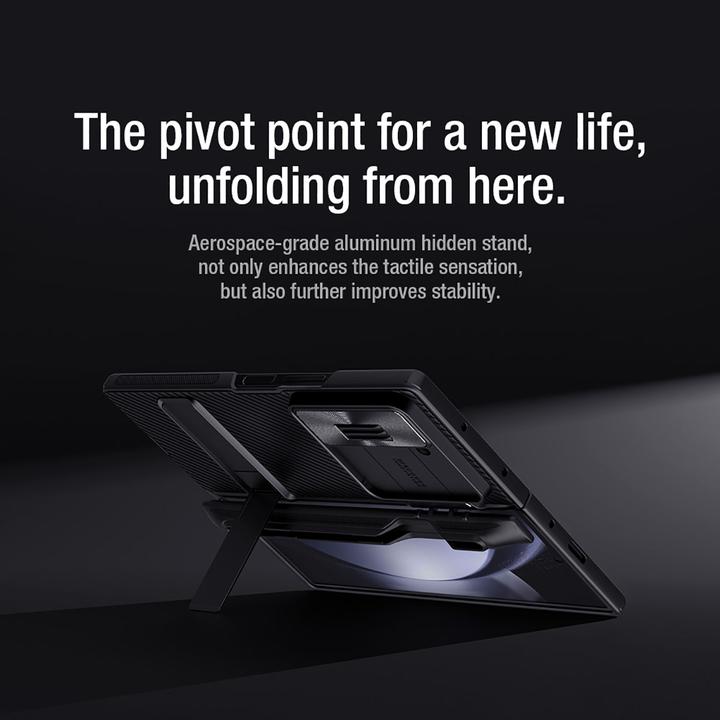 Image du produit Nillkin CamShield Fold Case for Samsung Galaxy Z Fold 6 5G with Stylus Holder - Noir (Samsung Galaxy Z Fold6)