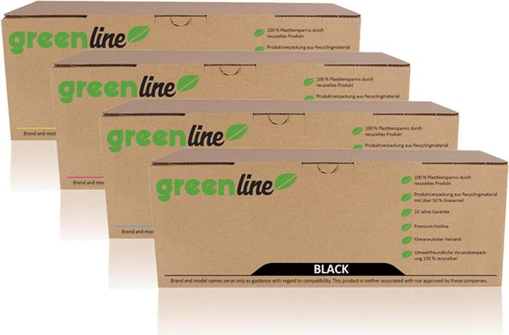 Actual product image Inkadoo greenline multipack compatible with Brother TN-242 / TN-246 contains 4x toner cartridge (FC)