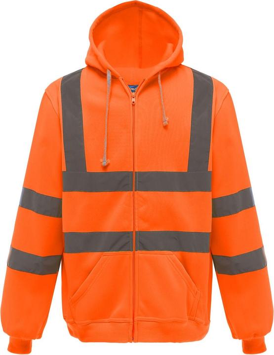 Actual product image Yoko Mens Hi-Vis Full Zip Hoodie (XXL)