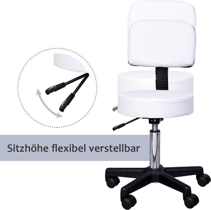 Actual product image Homcom Roller stool