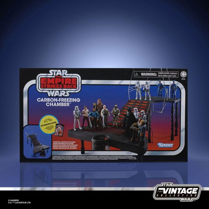Produktbild Hasbro Star Wars Episode V Vintage Collection Carbon-Freezing Chamber mit Stormtrooper Actionfigur