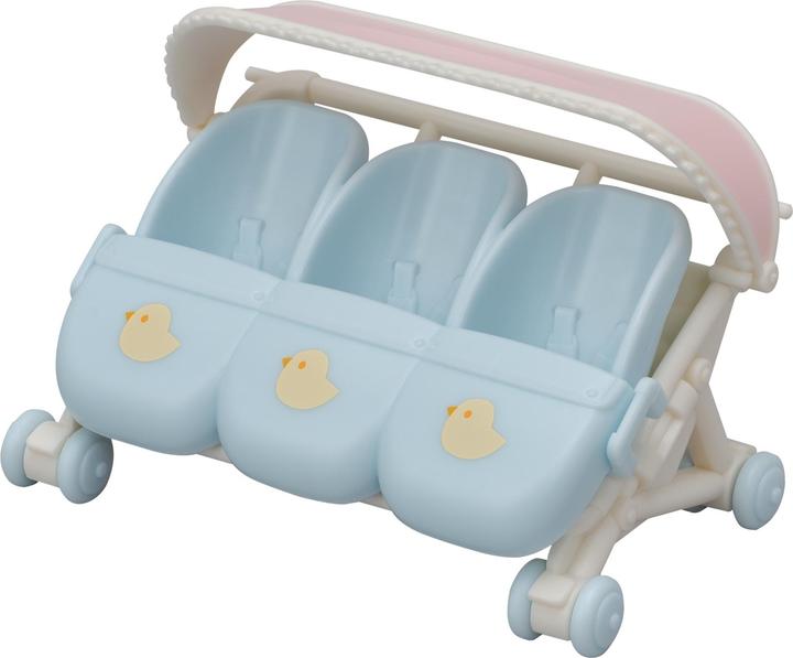 Actual product image Sylvanian Families Triplets Stroller
