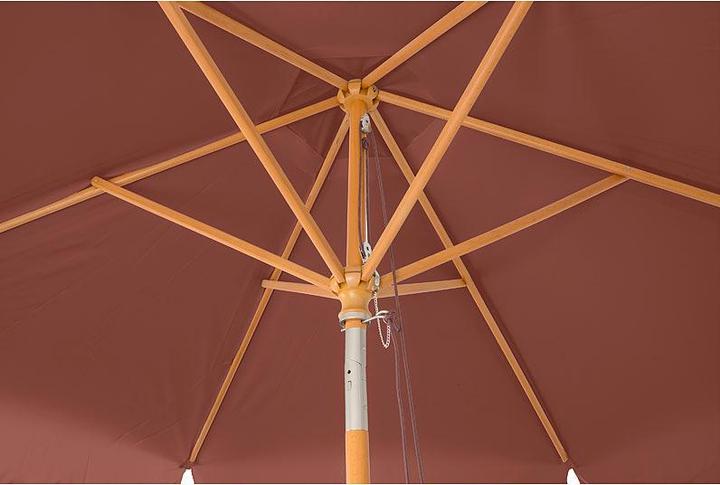 Produktbild Royal Gardineer Neigbarer Sonnenschirm mit Holzgestell