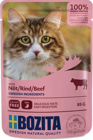 Actual product image Bozita Cat wet food (Adult, 1 pcs., 85 g)