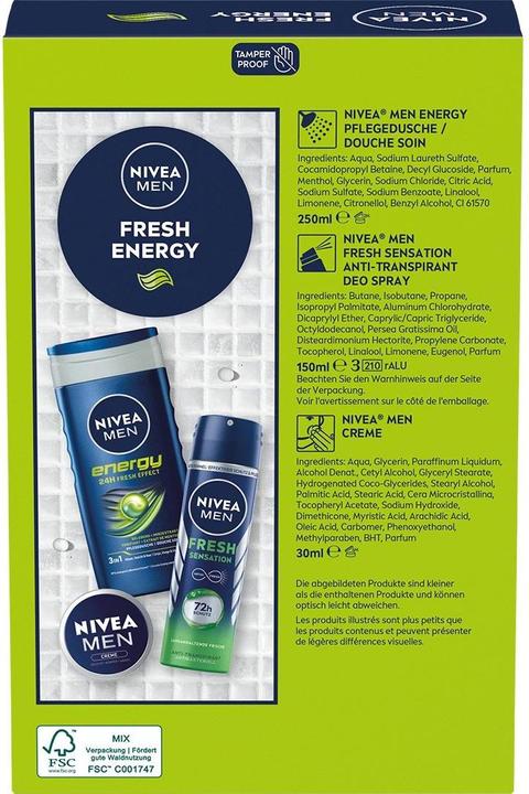 Immagine prodotto NIVEA Energia fresca (Set per la cura del corpo)