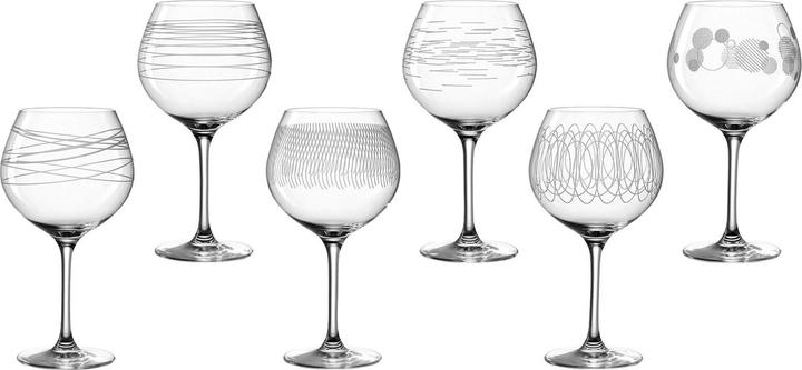 Actual product image Leonardo Casella (63 cl, 6 Glasses, Red wine glasses, White wine glasses)