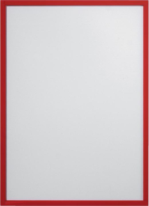 Franken Magnet-Tasche / Dokumentenhalter, DIN A4, rot aus Hartfolie, matt, dokumentenecht, Stärke 0,32 mm (A4)