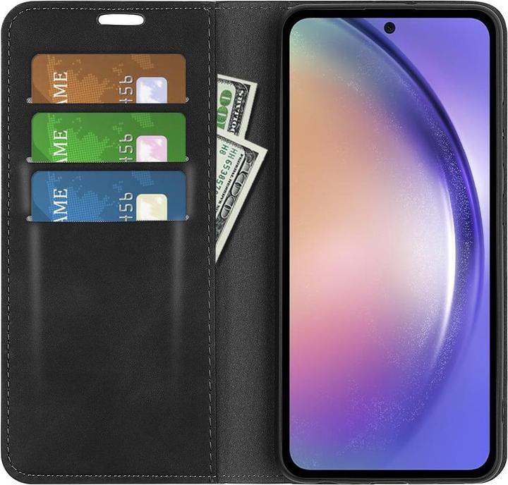 Produktbild Cover-Discount Galaxy A55 - Stand Flip Case Hülle schwarz (Samsung Galaxy A55)