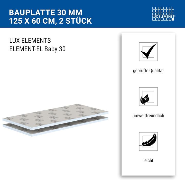 Produktbild Lux elements Bauplatte (2 Stk.)