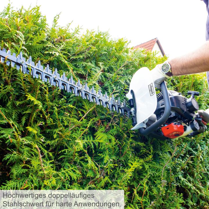 Actual product image Scheppach HTH250/240P Hedge Trimmer 1hp (Gasoline hedge trimmer)