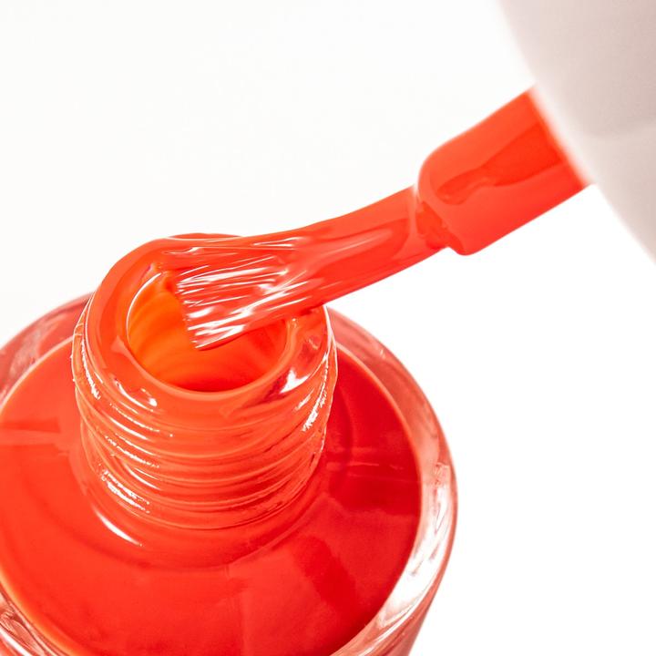 Actual product image Même MEME Nail Polish m Silici Blutoran 12 10ml (Orange Sanguine, Gel-Effect Nail Polish)