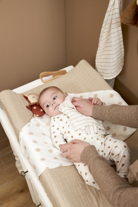 Actual product image Meyco Muslin burp cloths 3-pack (30 cm, 30 cm)
