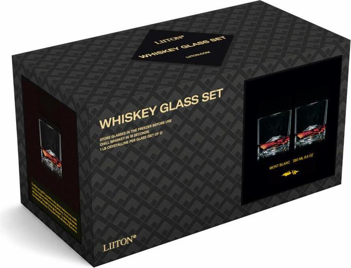 Actual product image Liiton Mt Blanc whiskey glasses set of 2 (2.80 dl, 2 x, Whisky glass)