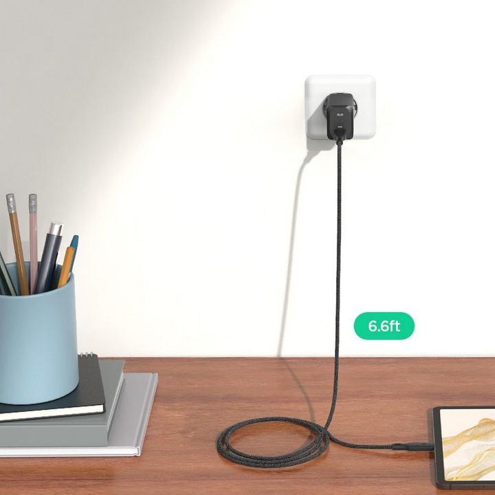 Image du produit Spigen Chargeur ArcStation Pro + Câble USB-C 65W - Blanc (65 W)