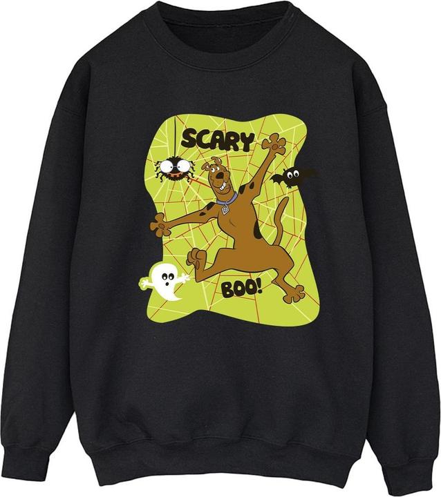 Actual product image Scooby Doo Womens/Ladies Scary Boo! Sweatshirt (4XL)
