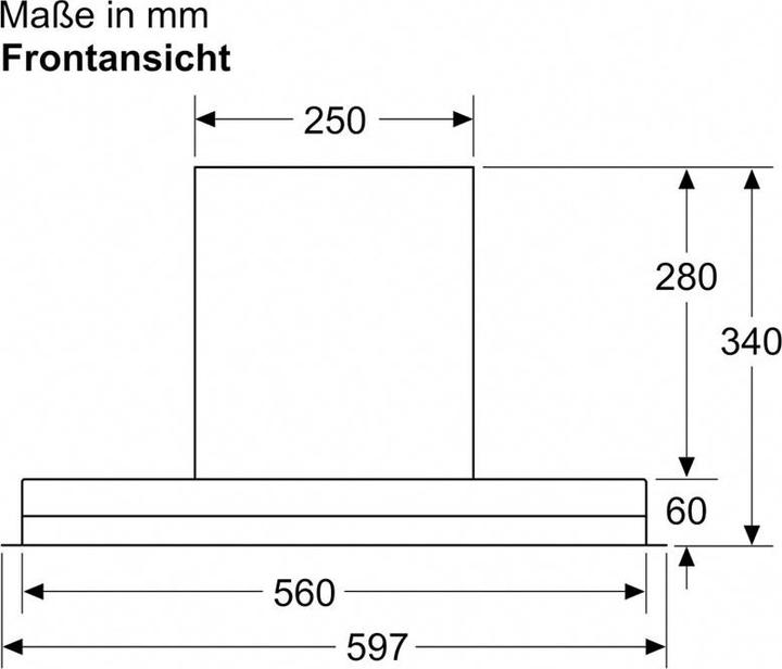 Immagine prodotto Bosch Hausgeräte DBB67AM60 (Cappuccio a schermo piatto)
