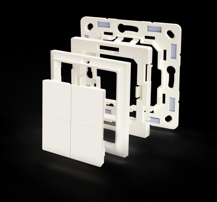 Produktbild Shelly Wall Switch Adapter -  Gira /Merten