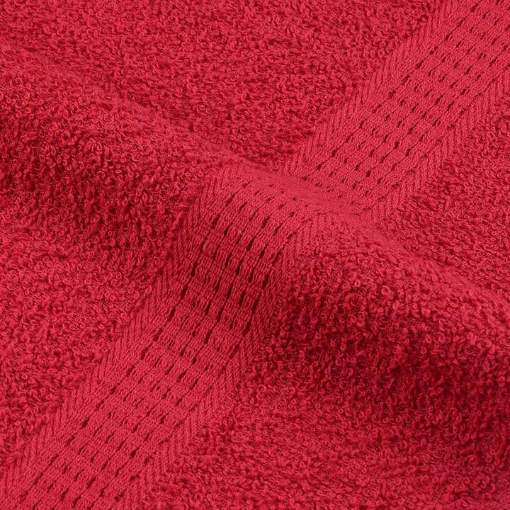 Produktbild VidaXL Handtücher 4 Stk. Rot 100x200 cm 360 g/m² 100% Baumwolle Strandtuch (100 x 200 cm)
