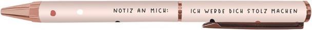 Produktbild Premium Kugelschreiber - Notiz an mich - von Schreibkram Manufaktur (Roségold, 1 x)