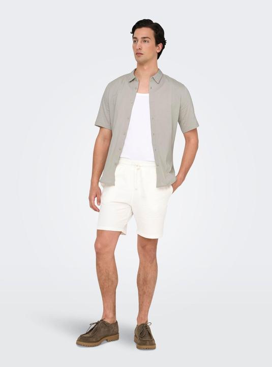 Produktbild Only & Sons Onsrobin Button Under Ss Stretch Shirt (S)