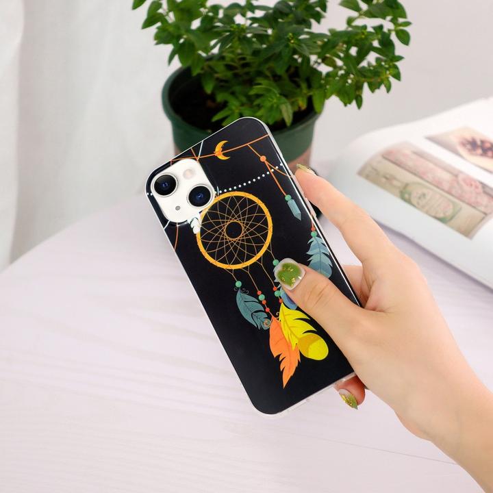 Produktbild Ueli Express iPhone 15 Leuchtende Glow Gummi Schutzhülle Traumfänger (Apple iPhone 15)