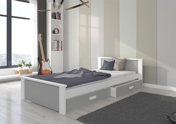 Actual product image ADRK Furniture Bed with mattress ALDEX 200x90 (200cm x 90cm)