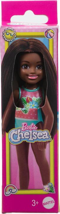 Productafbeelding Mattel Barbie Chelsea Κούκλα Bloemen Badpak Brunette για 3+ ετών HTK27